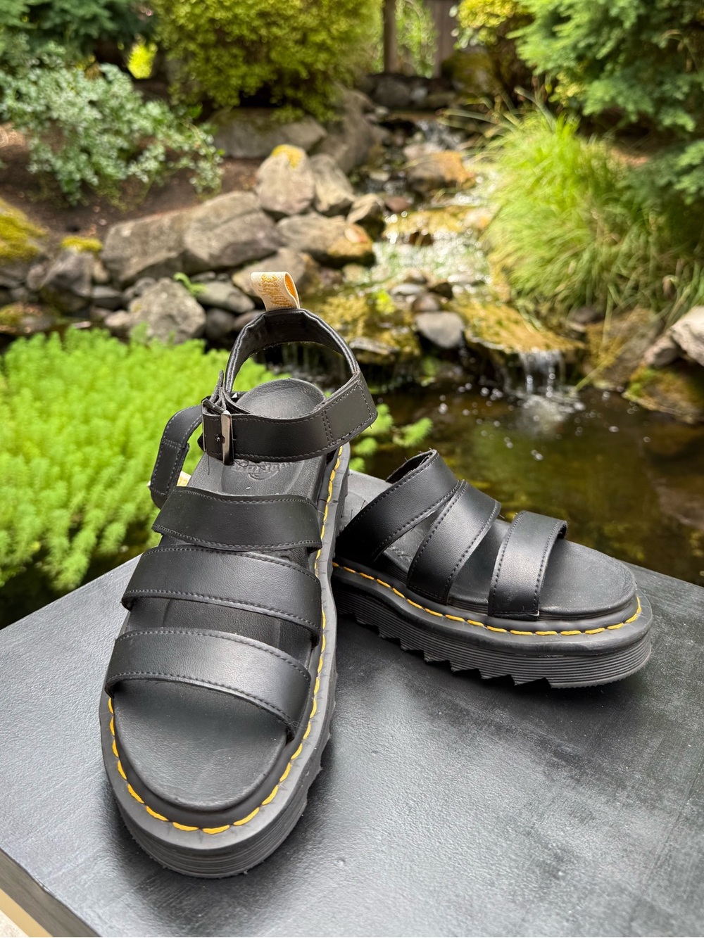 Dr. Martins Vegan Blaire Sandal SZ 9 - Picture 2 of 11